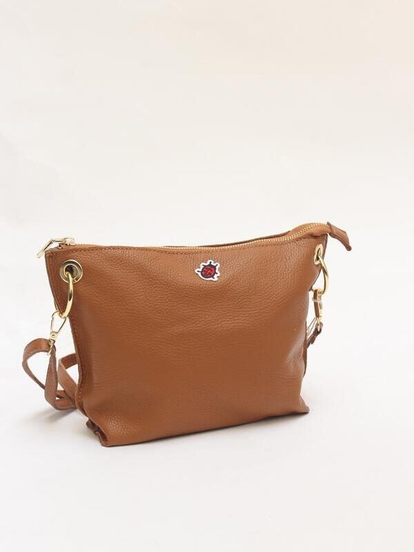 Bandolera Trama Serena camel