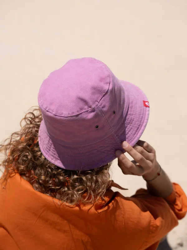 Sombrero bucket denim Rosa