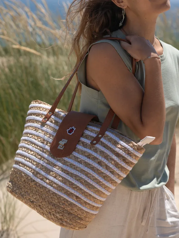 Bolso Capazo Rayas de Sol