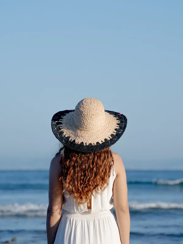 Sombrero Horizonte de Paja Negro